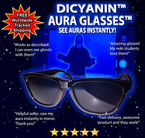 Official dicyanin aura glasses - dicyanin,